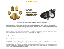 Tablet Screenshot of catbreeder.co.uk